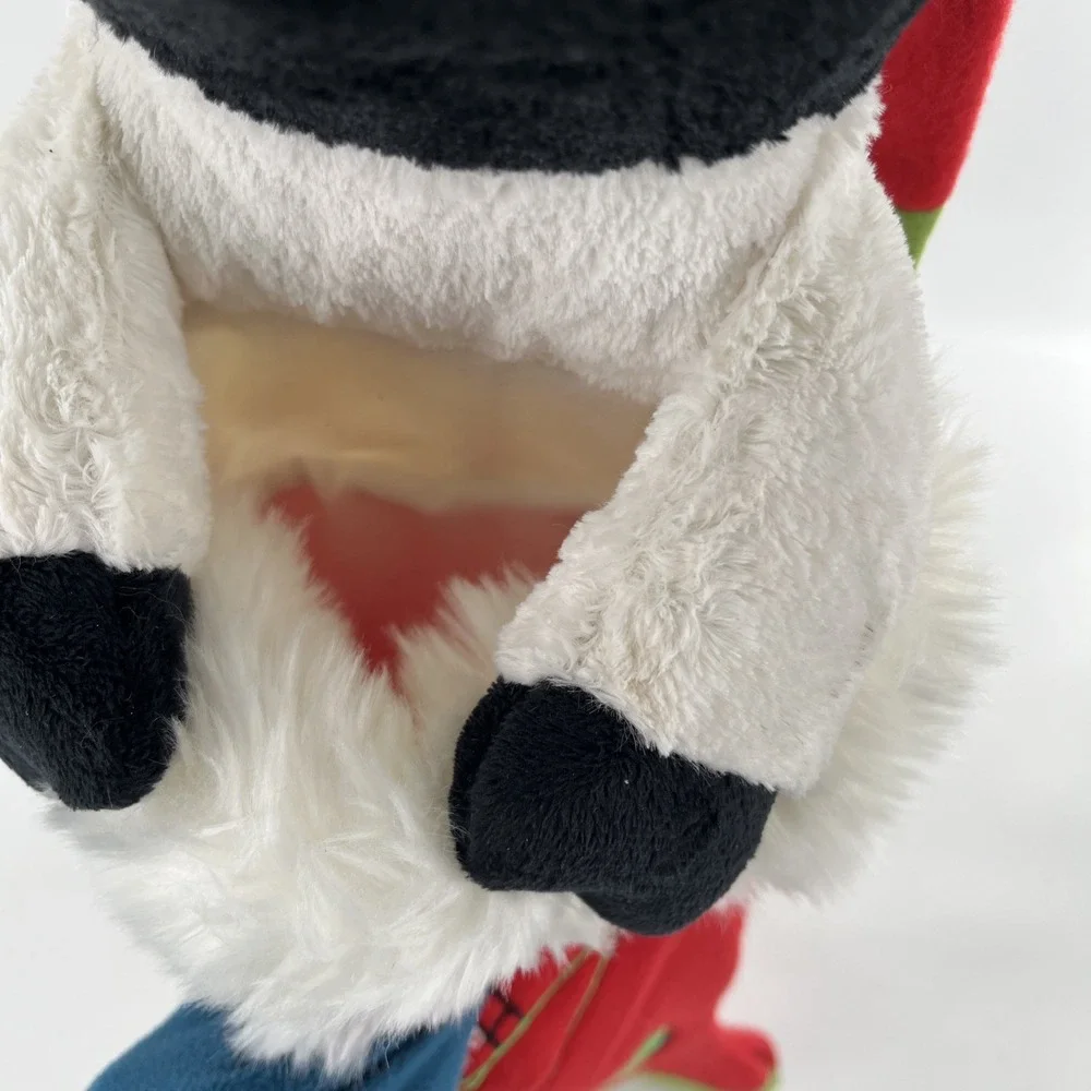 Cow 3D Plush Christmas Stocking Santa Hat Barn Tractor Applique Embroidered, 28